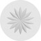 Ekena Millwork Standard Grayson Flower Rosette With Square Edge, 5"W x 5"H x 1/2"P ROSP050X050X050GRY09 - alternate 4